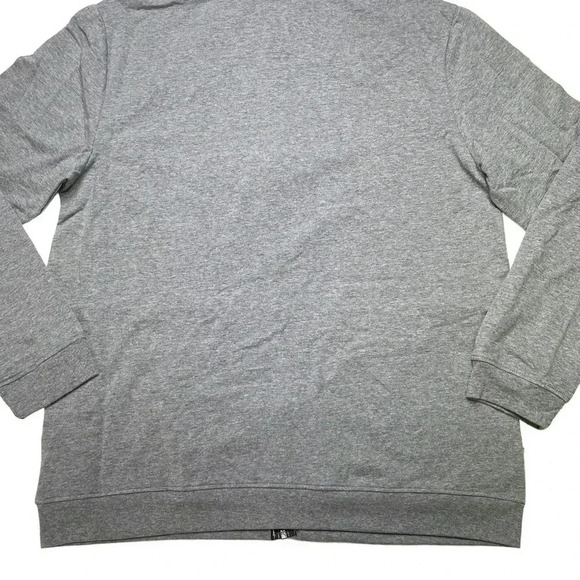 Alfani Mendoza Oxford Heather Grey Full Zip Hooded Mens Sweatshirt Size Large - Picture 12 of 12